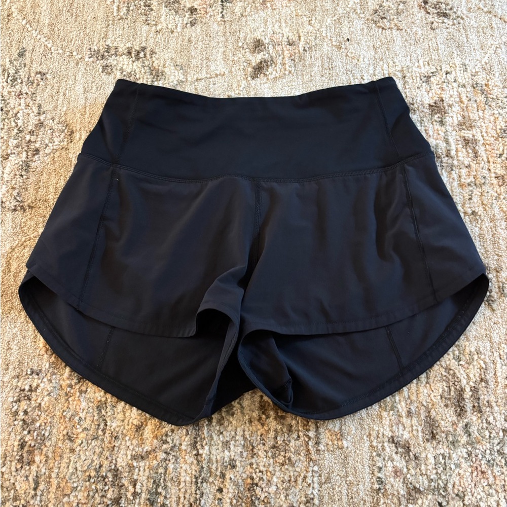 Lululemon Speed Up Black Women's Athletic Shorts